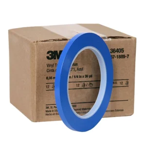 3M 12.7mm 33m Blue Plastic Tape