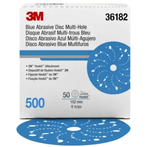 3m Hookit Blue Abrasive Disc Multi Hole 36182