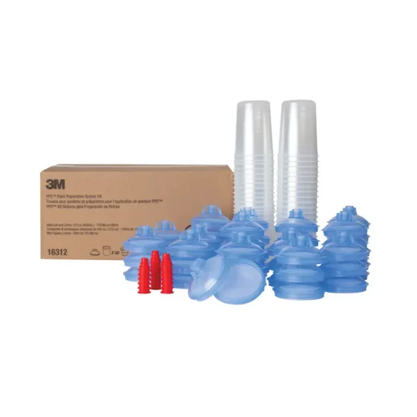 3m Pps Paint Spray Gun Cup Lids And Liners Kit 16312 Midi 13