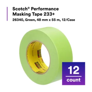 3m Scotch Performance Masking Tape 233 26340 Green 48 Mm X 55 M