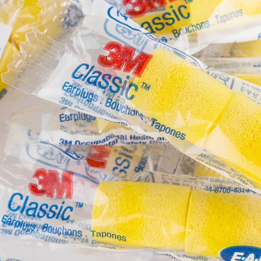 3M 1100 Soft Foam Ear Plugs Bag Of 200